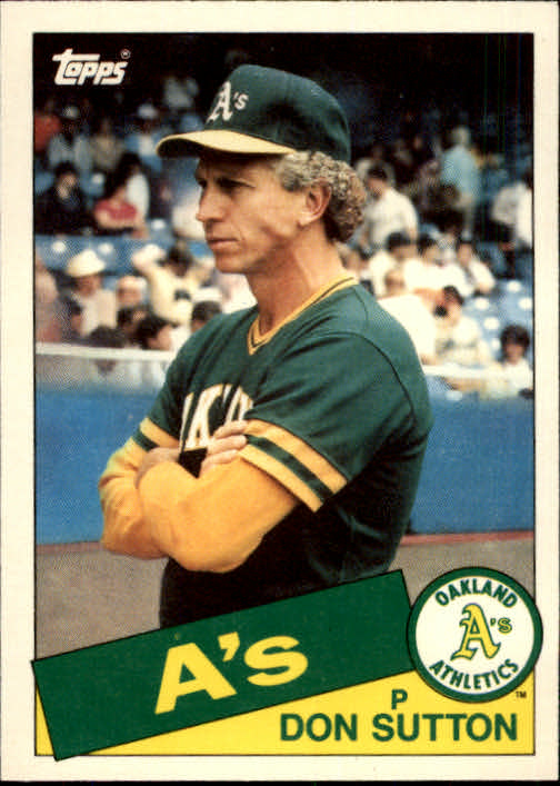 1985 Topps Traded #116T Don Sutton