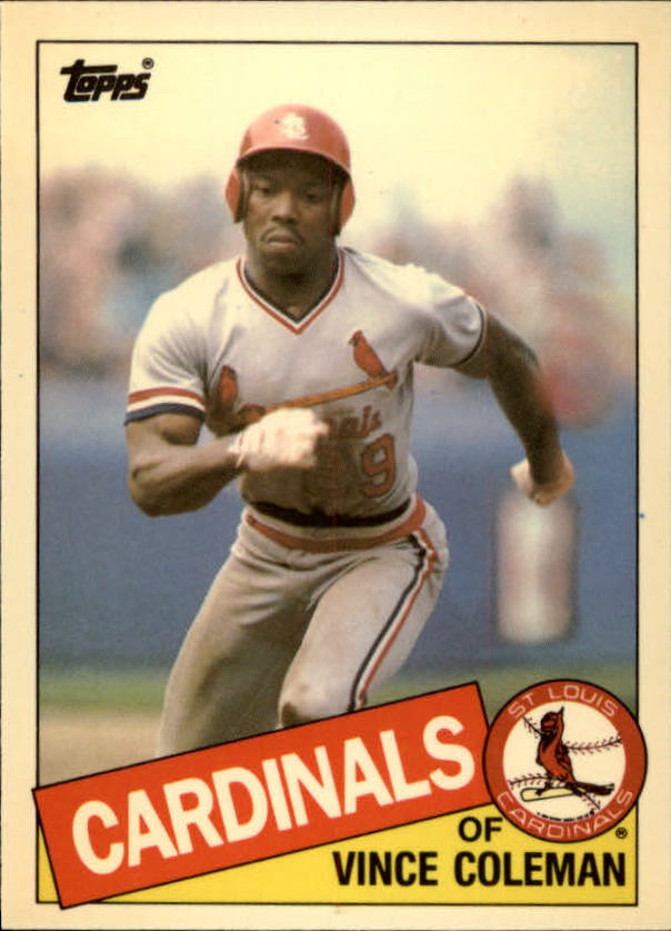 1985 Topps Traded Tiffany #24T Vince Coleman