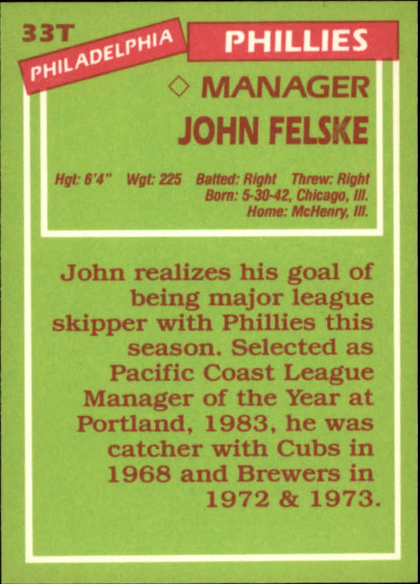 A2834- 1985 Topps Traded Tiffany BB Card #s 1-132 -You Pick- 15+ FREE US SHIP - Bild 67 von 261