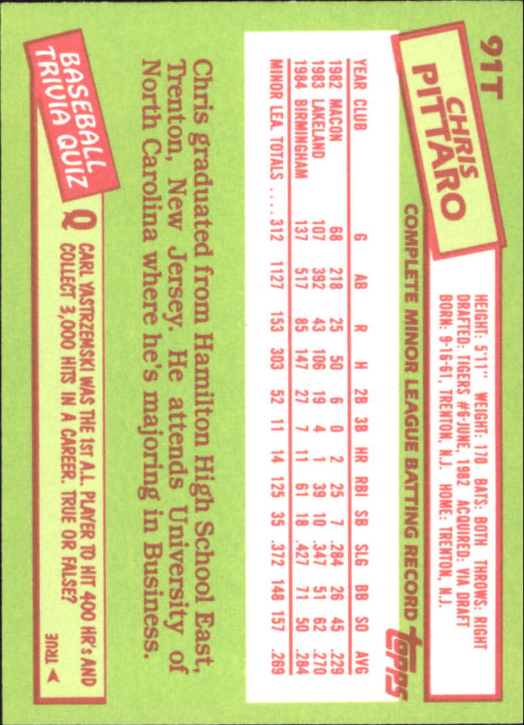 A2834- 1985 Topps Traded Tiffany BB Card #s 1-132 -You Pick- 15+ FREE US SHIP - Bild 179 von 261