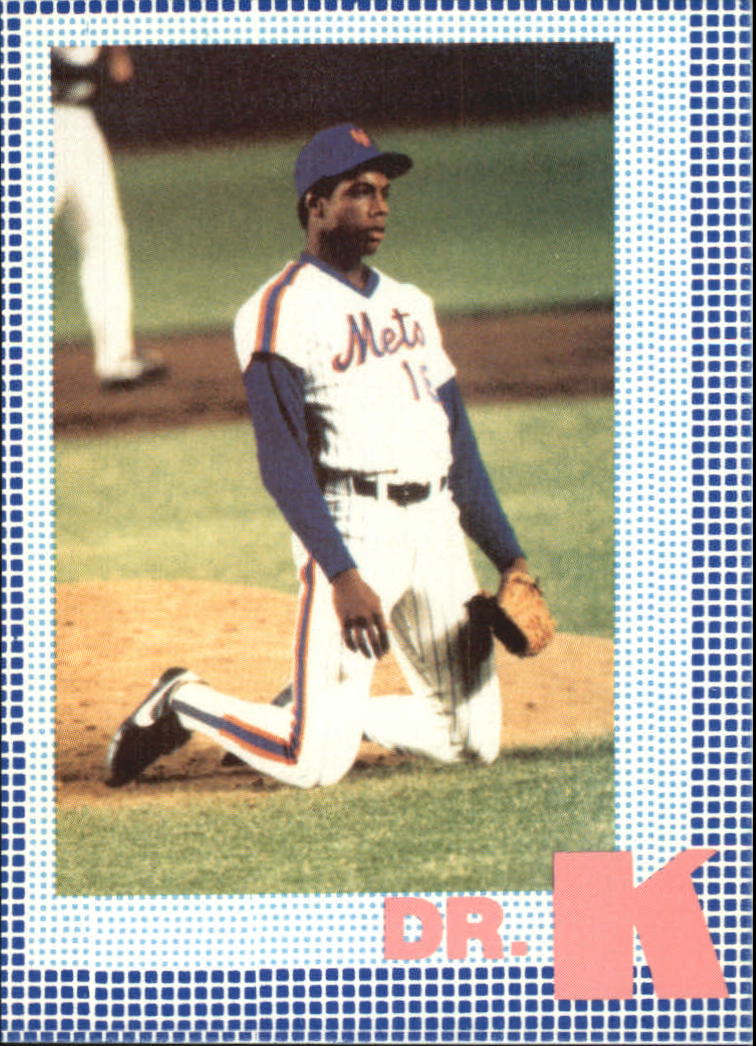 1985-86 Galasso Gooden #7 Dwight Gooden/On his knees