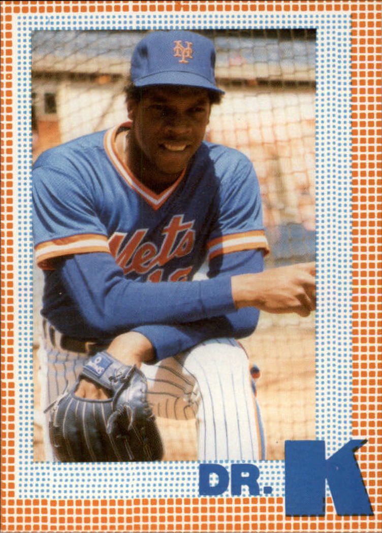 1985-86 Galasso Gooden #46 Dwight Gooden/Posed, portion of Glove visible