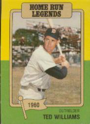 1986 Big League Chew #8 Ted Williams