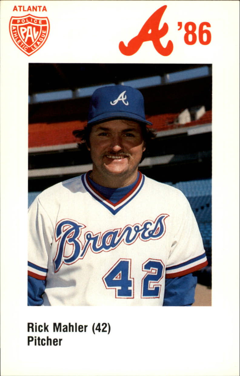 1986 Atlanta Braves Police Baseball Card - Choose Your Card | eBay