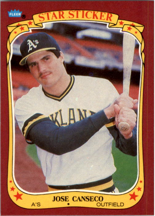 1986 Fleer Jose Canseco Rookie Card