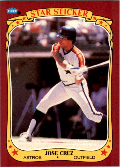 1986 Fleer Star Stickers Baseball - Picture 54 of 265