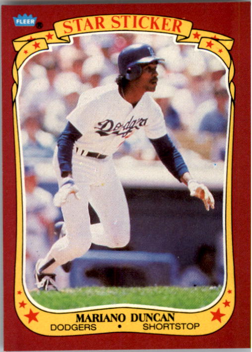 1986 Fleer Star Stickers Baseball - Picture 66 of 265