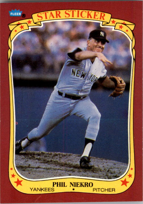 1986 Fleer Star Stickers Baseball - Picture 164 of 265