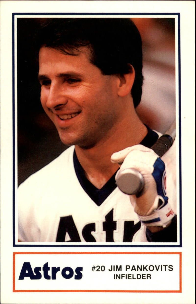 1986 Astros Police #1 Jim Pankovits