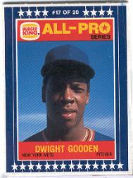 1986 Burger King All-Pro #17 Dwight Gooden