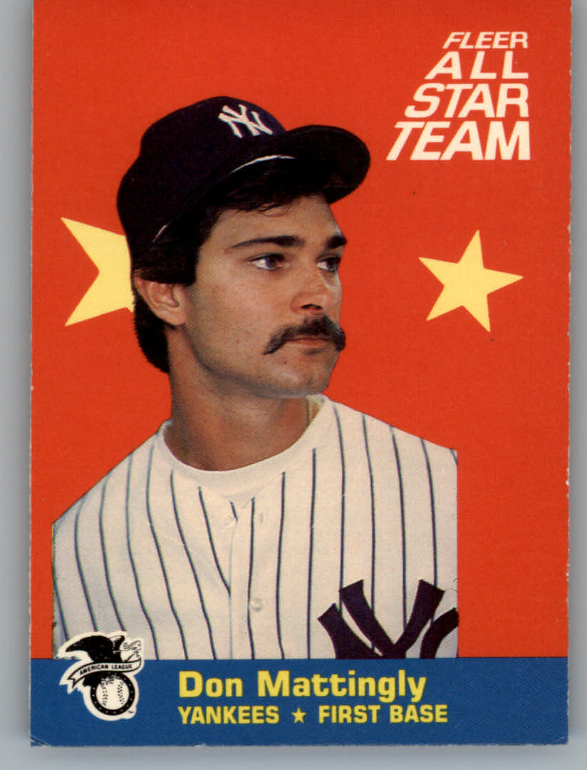 1986 Fleer All-Stars #1 Don Mattingly