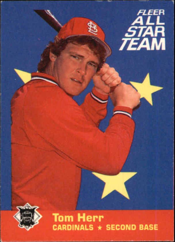 1986 Fleer All-Stars #2 Tom Herr