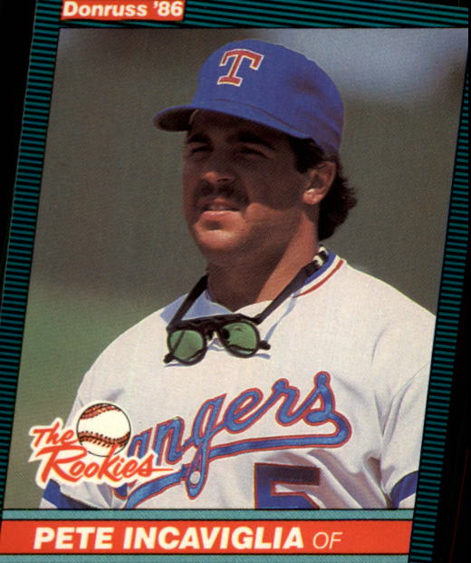 1986 Donruss Rookies #23 Pete Incaviglia XRC