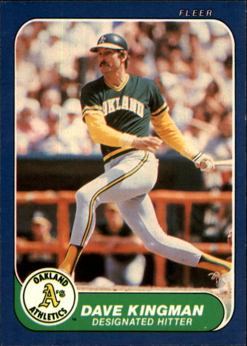 1986 Fleer #423 Dave Kingman