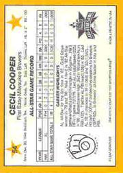 1986 Donruss All-Stars #54 Cecil Cooper back image