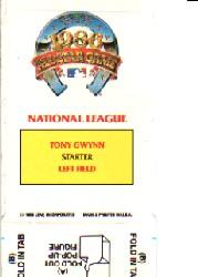 1986 Donruss Pop-Ups #1 Tony Gwynn back image