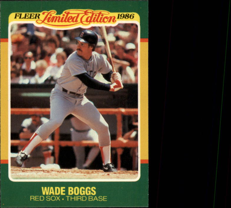 1986 Fleer Limited Edition #4 Wade Boggs