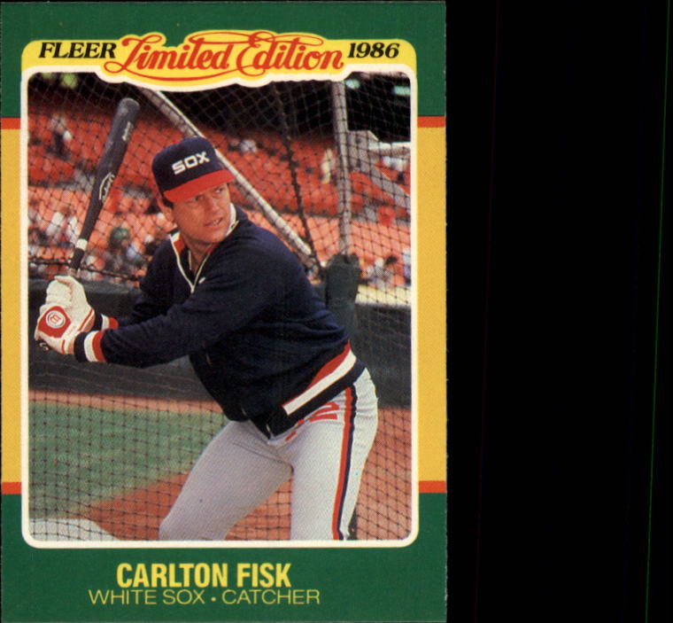 1986 Fleer Limited Edition #15 Carlton Fisk