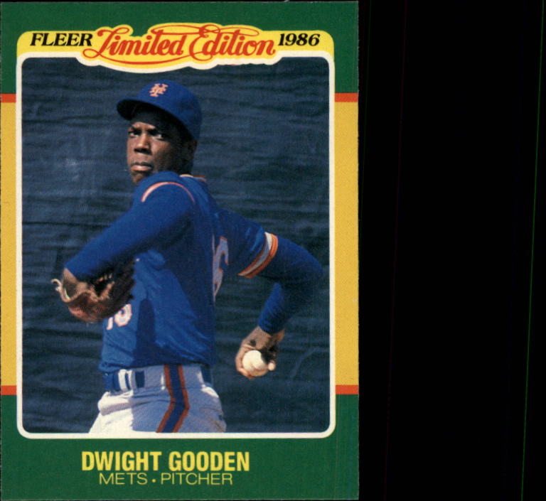 1986 Fleer Limited Edition #20 Dwight Gooden