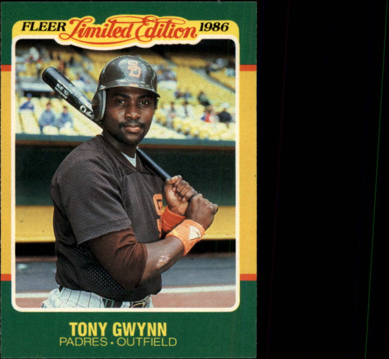 1986 Fleer Limited Edition #22 Tony Gwynn
