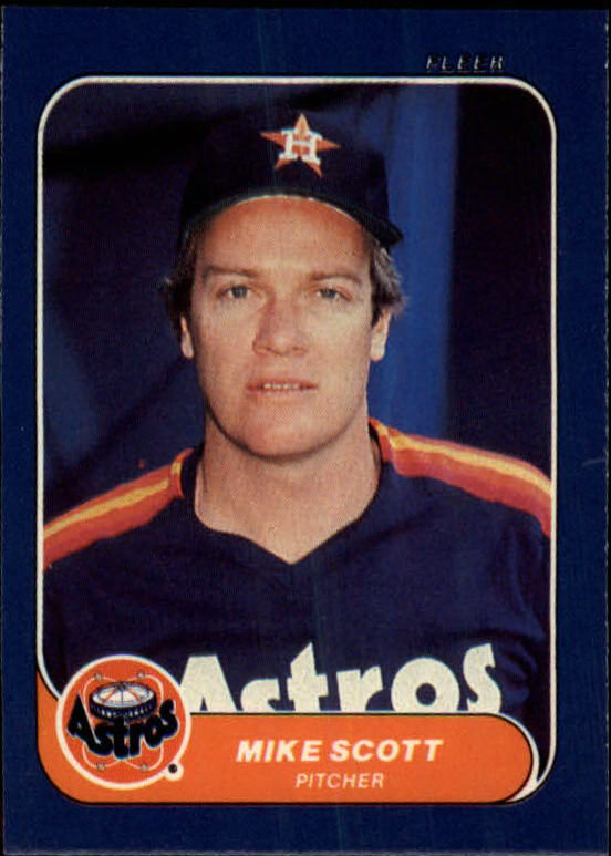 1988 FLEER RECORD SETTERS MIKE SCOTT HOUSTON ASTROS #36