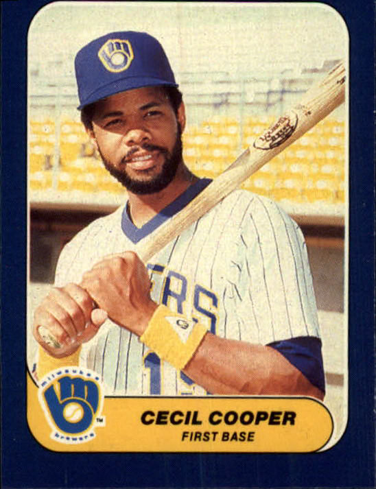 1986 Fleer Mini #100 Cecil Cooper