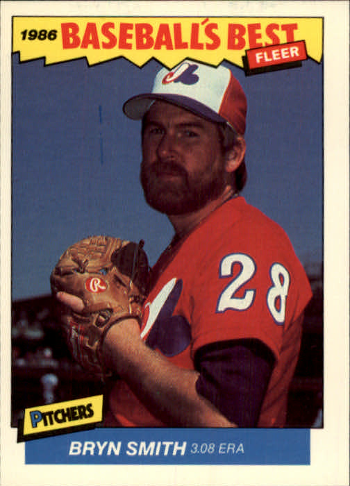 1986 Fleer Sluggers/Pitchers #35 Bryn Smith