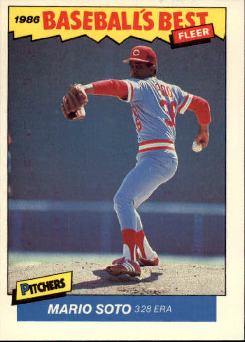 1986 Fleer Sluggers/Pitchers #36 Mario Soto