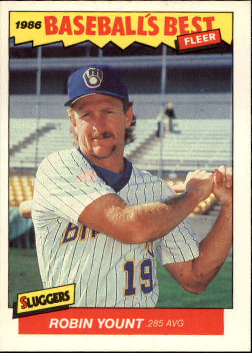 1986 Fleer Sluggers/Pitchers #44 Robin Yount