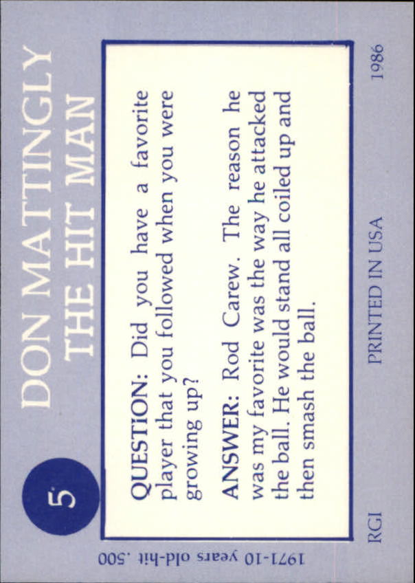 B6626- 1986 Galasso Mattingly Don BB Karte #S 1-30 -du Pick- 15 + Free US Schiff - Bild 9 von 55