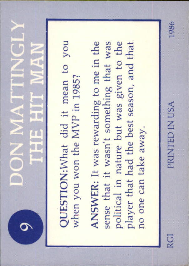 B6626- 1986 Galasso Mattingly Don BB Karte #S 1-30 -du Pick- 15 + Free US Schiff - Bild 13 von 55
