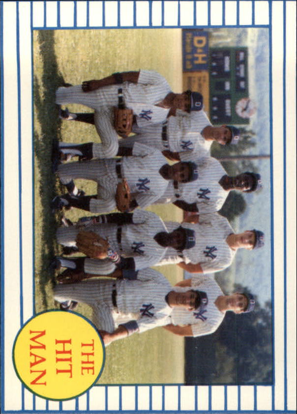 1986 Galasso Mattingly #17 Don Mattingly/With other Yankee Prospects
