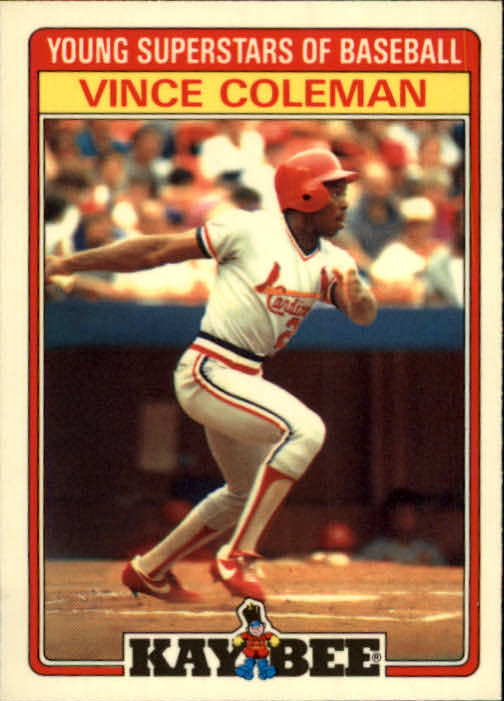 1987 Topps #590 Vince Coleman - NM-MT