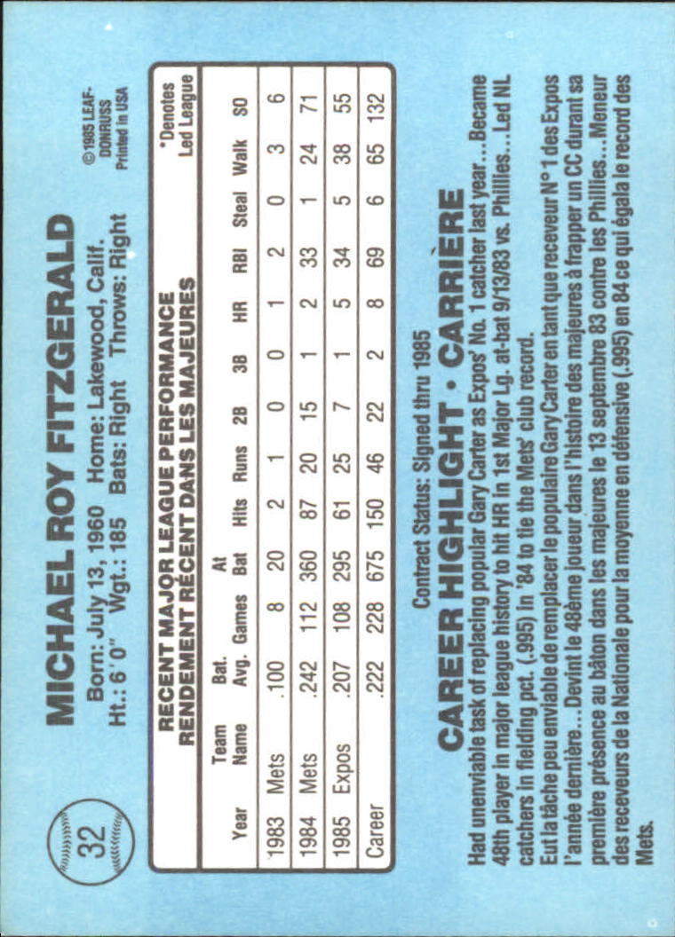 1986 Leaf/Donruss Baseball Card Pick (Base) - Bild 13 von 307
