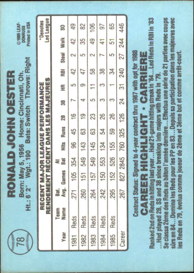 1986 Leaf/Donruss Baseball Card Pick (Base) - Bild 53 von 307
