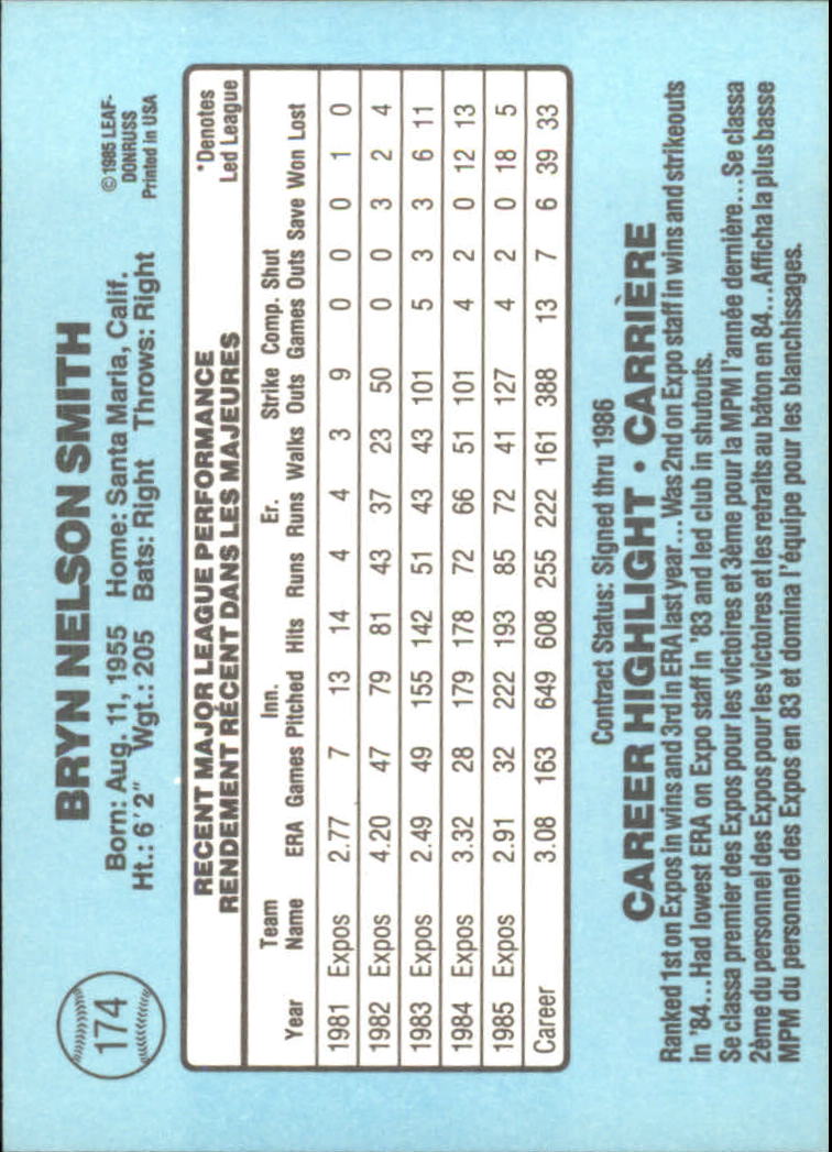 1986 Leaf/Donruss Baseball Card Pick (Base) - Bild 185 von 307