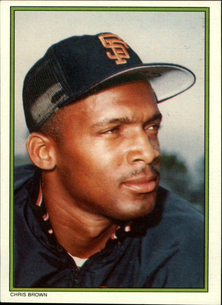 1986 Topps Glossy Send-Ins #10 Chris Brown