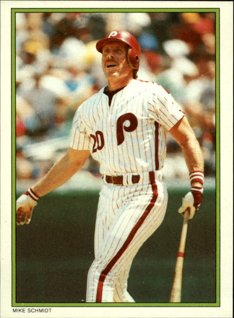 1986 Topps Glossy Send-Ins #17 Mike Schmidt