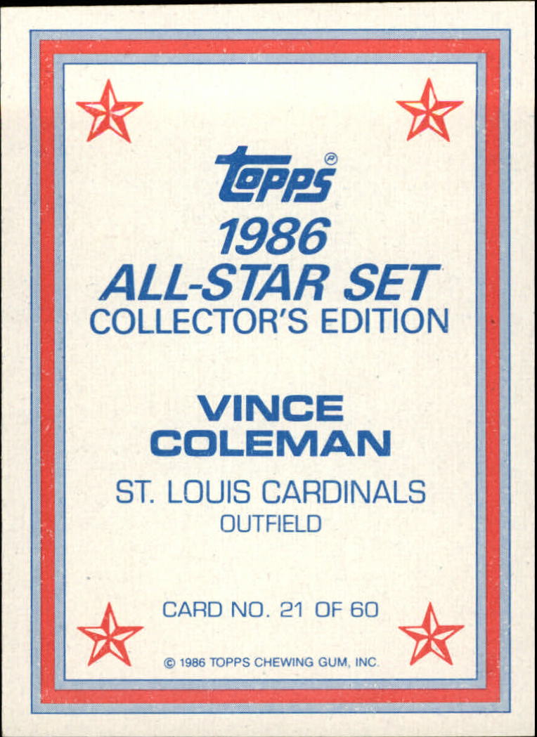 B2819- 1986 Topps Glänzend Send-Ins BB Karte #S 1-60 -du Pick- 15 + Kostenlose - Bild 29 von 83