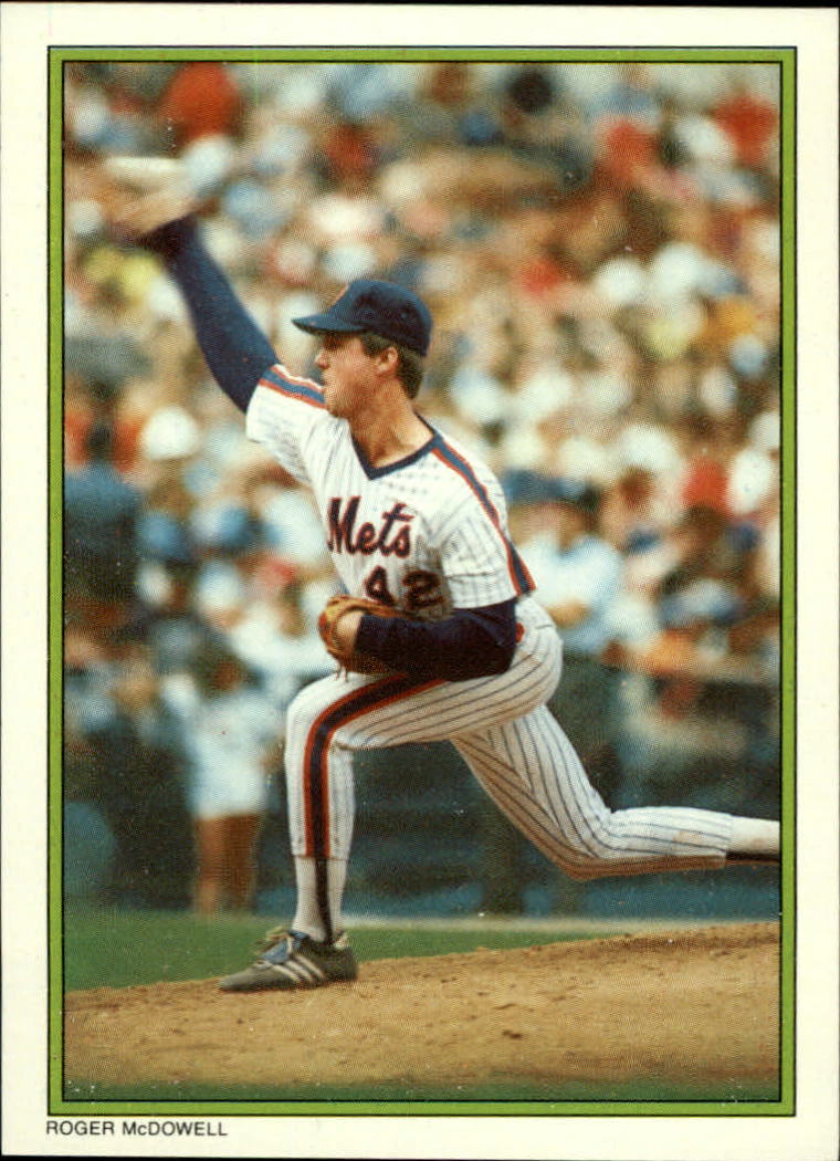1986 Topps Glossy Send-Ins #39 Roger McDowell