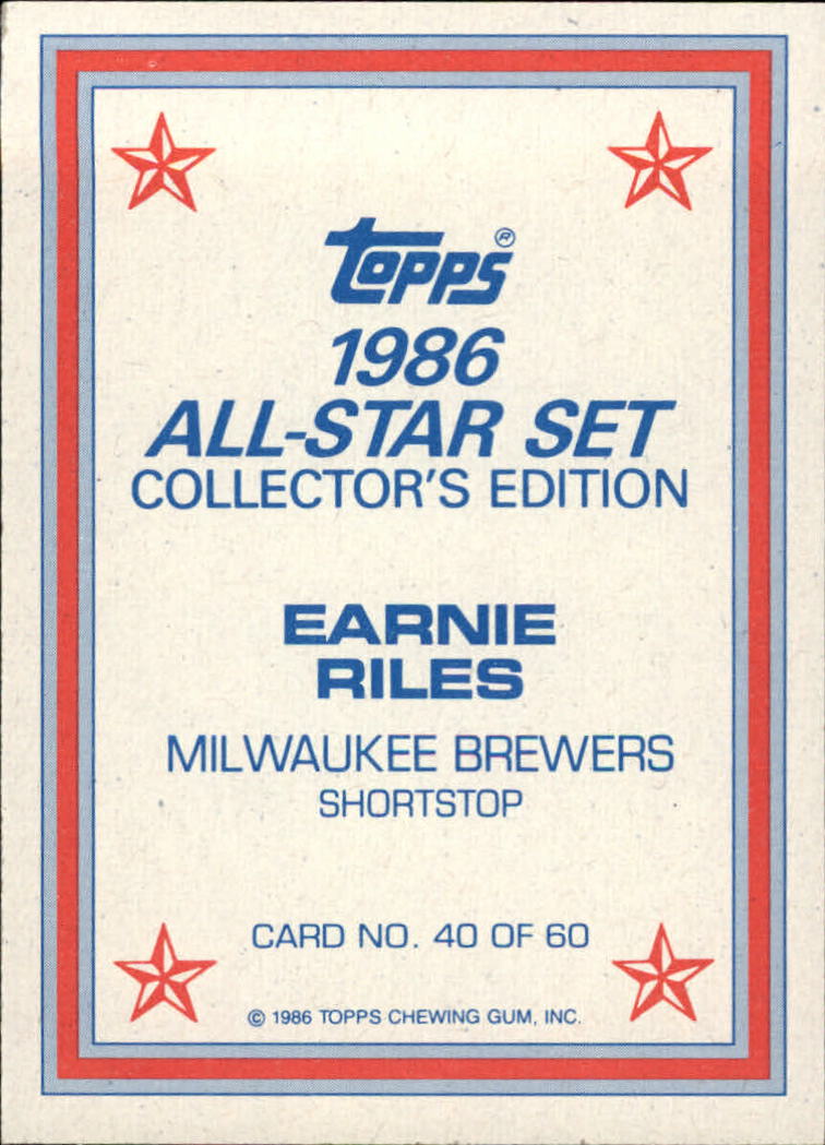 B2819- 1986 Topps Glänzend Send-Ins BB Karte #S 1-60 -du Pick- 15 + Kostenlose - Bild 55 von 83