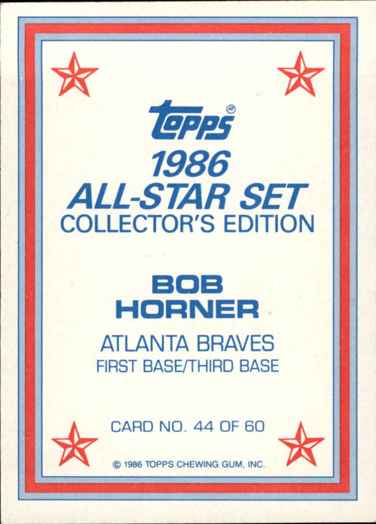 B2819- 1986 Topps Glänzend Send-Ins BB Karte #S 1-60 -du Pick- 15 + Kostenlose - Bild 61 von 83