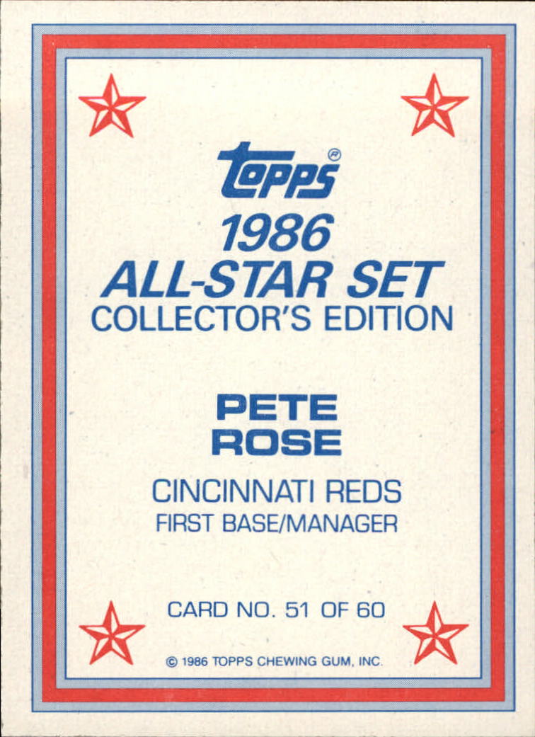 B2819- 1986 Topps Glänzend Send-Ins BB Karte #S 1-60 -du Pick- 15 + Kostenlose - Bild 71 von 83