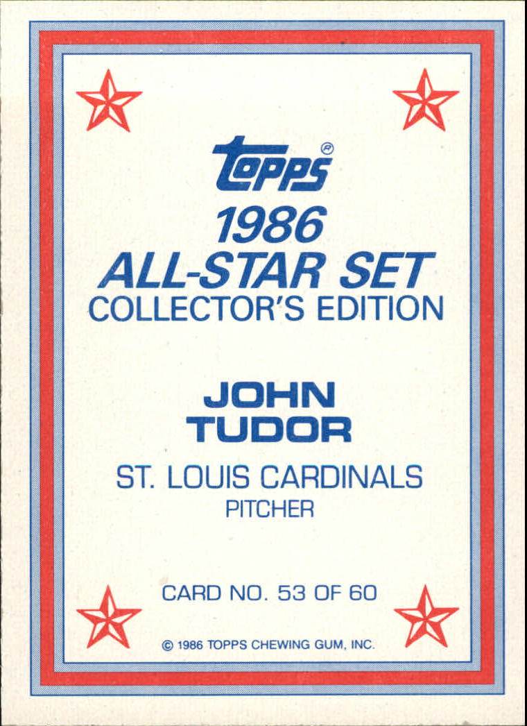 B2819- 1986 Topps Glänzend Send-Ins BB Karte #S 1-60 -du Pick- 15 + Kostenlose - Bild 74 von 83