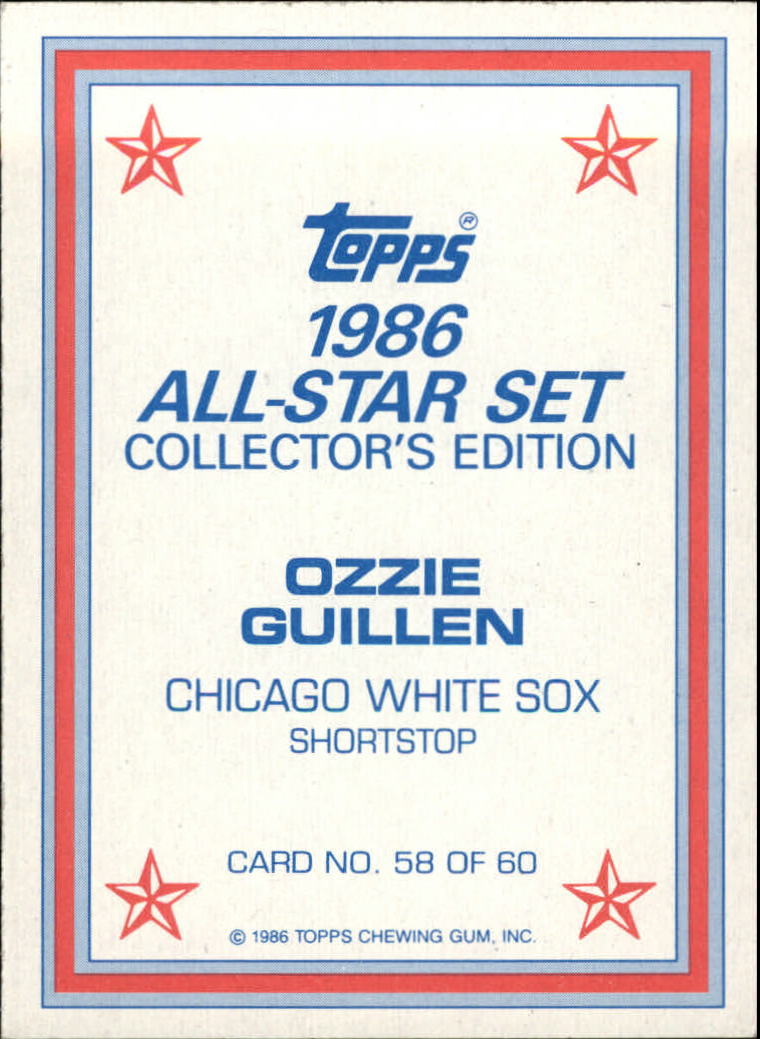 B2819- 1986 Topps Glänzend Send-Ins BB Karte #S 1-60 -du Pick- 15 + Kostenlose - Bild 81 von 83