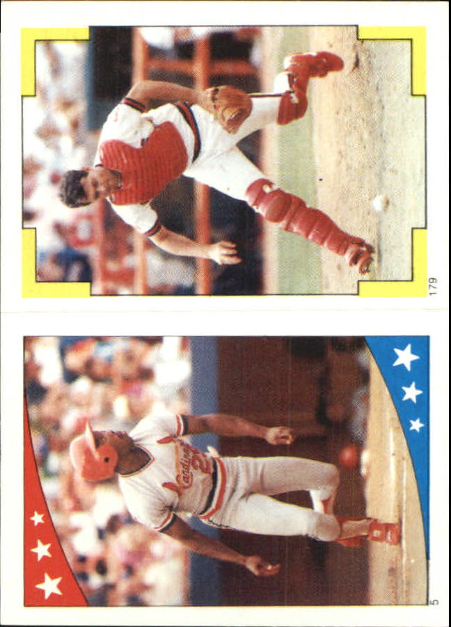 1986 Topps Stickers #5 Vince Coleman (179)