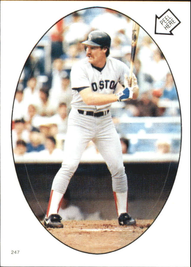 1986 Topps Stickers #247 Wade Boggs