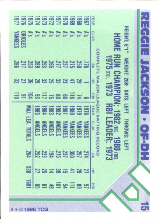 A8308- 1986 Woolworth Topps Baseball Karten 1-33 -du Pick- 15 + Gratis US Schiff - Bild 21 von 51