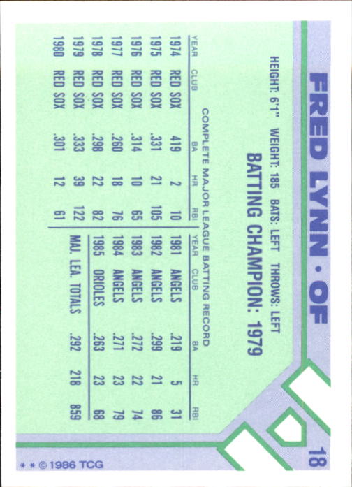 A8308- 1986 Woolworth Topps Baseball Karten 1-33 -du Pick- 15 + Gratis US Schiff - Bild 27 von 51
