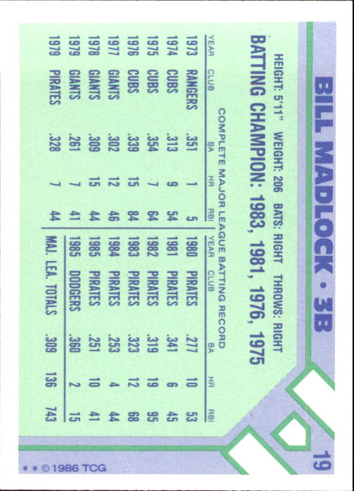 A8308- 1986 Woolworth Topps Baseball Karten 1-33 -du Pick- 15 + Gratis US Schiff - Bild 29 von 51